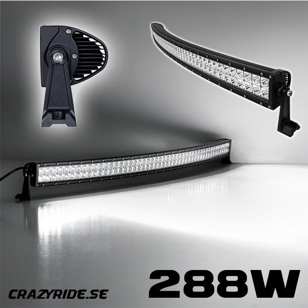 LED-Zusatzlichtleiste 288W CREE - "Leicht gebogen" - 9-30V