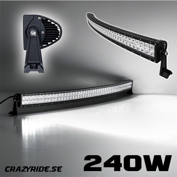 LED-Zusatzlichtleiste 240W CREE - "Leicht gebogen" - 9-30V