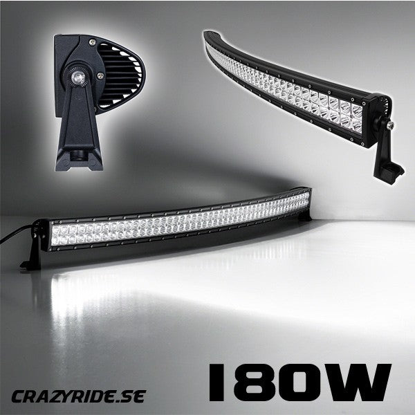 LED-Zusatzlichtleiste 180W CREE - "Leicht gebogen" - 9-30V