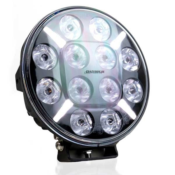 Fernscheinwerfer - Zusatzlichtpaket 3 Stück LEDFORCE X-LED+ 160W - 220mm - 9" 3-PACK LED-Zusatzlicht inkl. Zusatzlichthalter, Halterung und Relaiskabelsatz - 9-32V